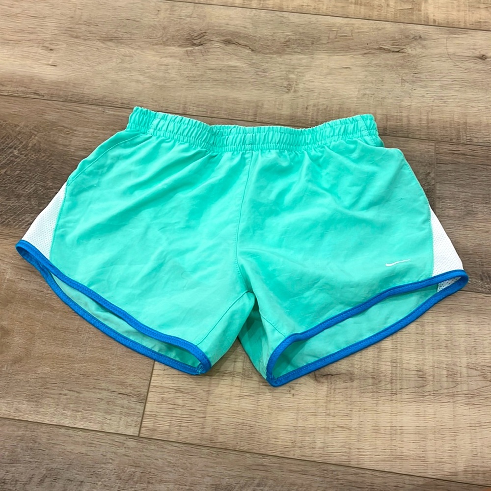 Teal Girls Nike Shorts